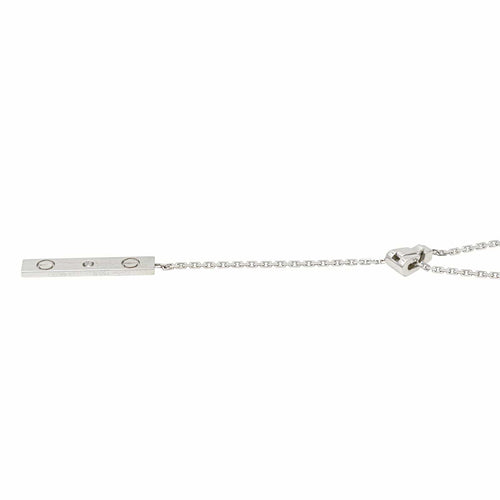 Collier Cartier Love - Collier négligé en or blanc et diamant 58 Facettes 4155735CN