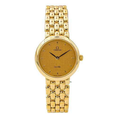 Montre Omega - Montre DeVille en or jaune 18 carats 58 Facettes 4283469CN