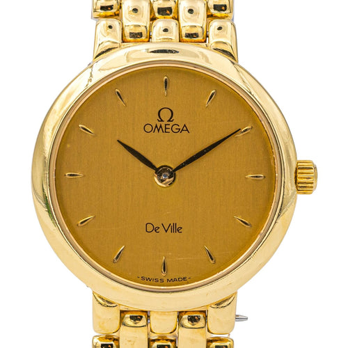 Montre Omega - Montre DeVille en or jaune 18 carats 58 Facettes 4283469CN