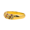 Bague 54 Bague jonc en or jaune, rubis et diamants 58 Facettes 4137830CN