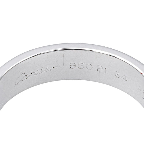 Bague 64 Cartier Love - Bague en platine 950 58 Facettes 4286192CN