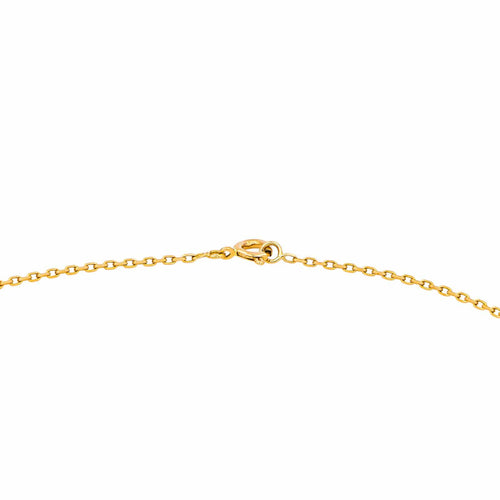 Collier Collier solitaire en or rose 18K avec diamant taille poire 58 Facettes 4248224CN