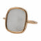 Bague 56 Ginette NY White Mop Antique - Bague en or rose 18 carats nacre 58 Facettes 2730190CN