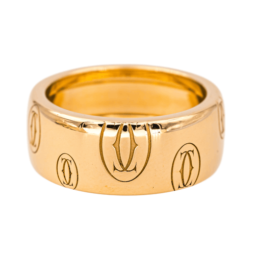 Bague 50 Cartier Happy Birthday - Bague bandeau en or rose 58 Facettes 4338837CN