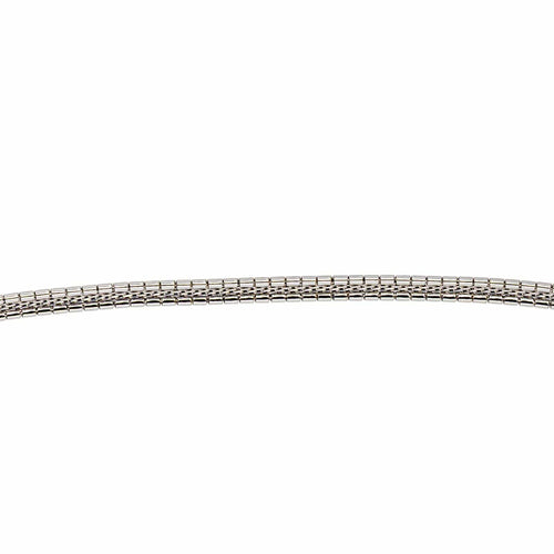 Collier Collier maille oméga en or blanc 58 Facettes 4286127CN