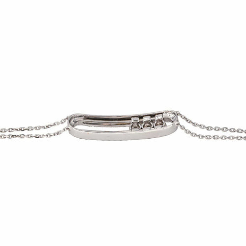 Bracelet Messika Move Classique - Bracelet en or blanc et diamants 58 Facettes 4565767RV