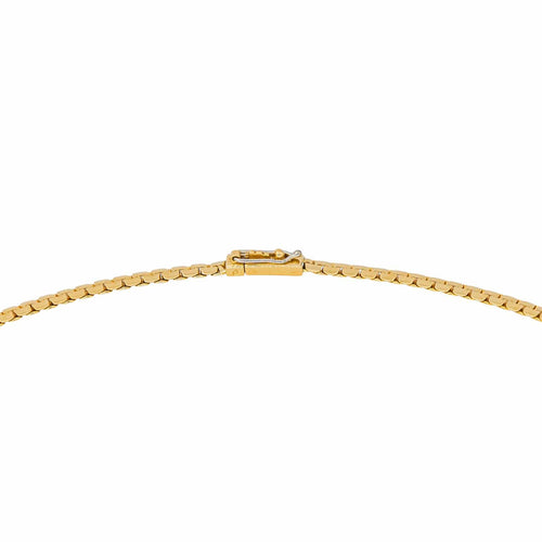 Collier Collier en or jaune 18 carats serti de diamants 58 Facettes 4196954CN