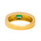 Bague 52 Bague Solitaire en or jaune émeraude 58 Facettes 4482533RV