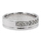 Bague 49 Bague demi-alliance en or blanc diamants 58 Facettes 1623027CN