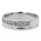Bague 49 Bague demi-alliance en or blanc diamants 58 Facettes 1623027CN