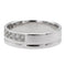 Bague 49 Bague demi-alliance en or blanc diamants 58 Facettes 1623027CN