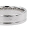 Bague 49 Bague demi-alliance en or blanc diamants 58 Facettes 1623027CN