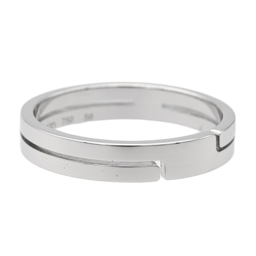 Bague 58 Dinh Van Seventies - Bague alliance en or blanc 58 Facettes 1649322CN
