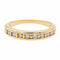 Bague 51 Bague demi-alliance en or blanc 18 carats et diamants 58 Facettes 1733143CN