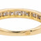 Bague 51 Bague demi-alliance en or blanc 18 carats et diamants 58 Facettes 1733143CN