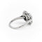 Bague 50 Bague marguerite rétro en platine 900 sertie de diamants 58 Facettes 2226833CN
