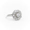 Bague 50 Bague marguerite rétro en platine 900 sertie de diamants 58 Facettes 2226833CN