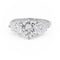 Bague 52 Bague trilogie en platine 950 sertie de diamants 58 Facettes 2241099CN
