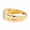 Bague 54 Bague vintage en or jaune et blanc 18 carats sertie de diamants 58 Facettes 2329030CN