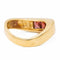 Bague 51 Criso - Bague en or jaune 18 carats et grenats 58 Facettes 2381956CN