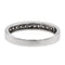 Bague 48 Demi-alliance en or blanc 750 (18 carats) avec diamants 58 Facettes 2406273CN