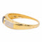 Bague 59 Bague en or jaune et or blanc 18 carats saphir et diamants 58 Facettes 2593579CD