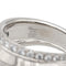 Bague 57 Chopard La Strada - Bague bandeau en or blanc et diamants 58 Facettes 2549311CN