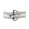 Bague 58 Bague ceinture en or blanc 18 carats sertie de diamants 58 Facettes 2682327CD