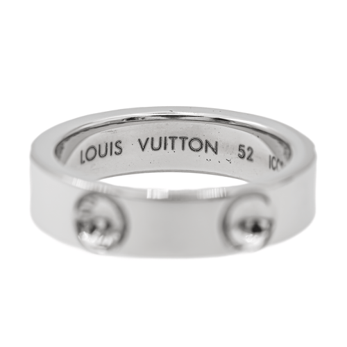 Bague 52 Louis Vuitton Empreinte - Bague alliance en or blanc 18 carats 58 Facettes 2699516CN