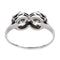 Bague 53 Bague Toi et Moi en platine 950 et diamants 58 Facettes 2735890CN