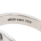 Bague 56 Dinh Van Menottes R10 - Bague en or blanc 18 carats 58 Facettes 2773204CN