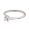 Bague 51 Bague solitaire en or blanc 18 carats avec diamant 58 Facettes 3227153CN