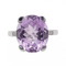 Bague 54 Mauboussin - Bague Mon Bébé d'Amour en or blanc améthyste et diamants 58 Facettes 3241065CN
