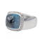 Bague 57 Fred Pain de Sucre - Bague en or blanc avec topaze et diamants 58 Facettes 3249891CN