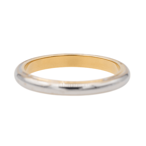 Bague 62 Buccellati Eternelle Fedi - Bague alliance en or blanc et jaune 58 Facettes 3429439CN