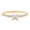 Bague 53 Solitaire - Bague en or jaune diamant 58 Facettes 578721RV