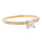 Bague 53 Solitaire - Bague en or jaune diamant 58 Facettes 578721RV