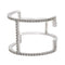 Bague 53 Bague graphique en or blanc 18 carats et diamants 58 Facettes 578790RV