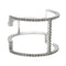 Bague 53 Bague graphique en or blanc 18 carats et diamants 58 Facettes 578790RV