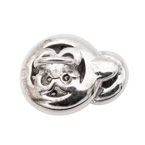 Pendentif Pendentif en or blanc 18 carats serti de diamants 58 Facettes 2487215CN