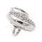 Pendentif Pendentif en or blanc 18 carats serti de diamants 58 Facettes 2487215CN