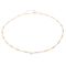 Collier Collier - Maille figaro en or jaune 18 carats et diamant 58 Facettes 2432046CN