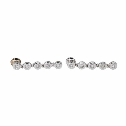 Boucles d'oreilles Boucles d'oreilles pendantes en or blanc diamant 58 Facettes 3394811CN