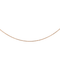 Collier Collier chaîne maille forçat en or rose 18 carats 58 Facettes 3164025CN