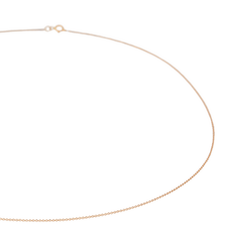 Collier Collier chaîne maille forçat en or rose 18 carats 58 Facettes 3164025CN