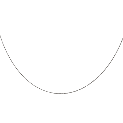 Collier Chaîne - Collier en or blanc 18 carats maille forçat 58 Facettes 2876686CN