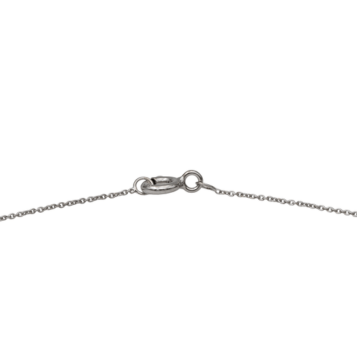 Collier Chaîne - Collier en or blanc 18 carats maille forçat 58 Facettes 2876686CN