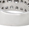 Bague 54 Bague bandeau en or blanc 18 carats pavée de diamants 58 Facettes 4523450CN