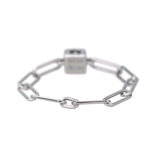 Bague 50 Dinh Van Le Cube - Bague en or blanc 18 carats et diamant 58 Facettes 4557321CN