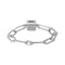 Bague 50 Dinh Van Le Cube - Bague en or blanc 18 carats et diamant 58 Facettes 4557321CN